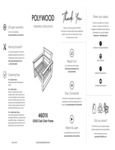 POLYWOOD 4601X Edge Club Chair Assembly Instructions