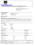 PRN-HA672-B79 Nutrition Sheet