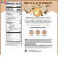 PROTEIN BAR VNILLA LATTE 72-2.12OZ ONE PROTEIN BAR VNILLA LATTE 72-2.12OZ ONE