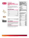 Rich's Raspberry Shortbread Cookie Nutrition