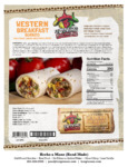 SANDWICH BURRITO WESTERN BREAKFAST 128OZ TRES PICOSOS 76254 Nutrition SANDWICH BURRITO WESTERN BREAKFAST 128OZ TRES PICOSOS 76254 Nutrition