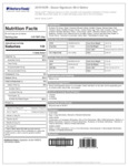 Sauce Craft 0.5 Gal Signature Sauce Nutrition