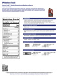 Sauce Craft 20775 Nutrition