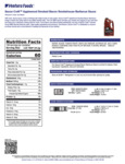 Sauce Craft 20778 Nutrition