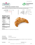 Schulstad Large Curved Butter Croissant Schulstad Large Curved Butter Croissant