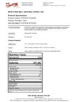 Bob's Red Mill Potato Flakes Nutrition