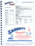 Spec Sheet Code 603