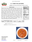 Spring Glen Turkey Chili Nutrition Information