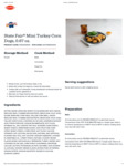 State Fair Mini Turkey Corn Dogs Nutrition