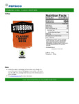 StubbornSoda Classic Root Beer Nutrition