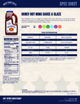 Sweet Baby Ray's 0.5 Gallon Hot Honey Wing Sauce and Glaze Nutrition