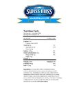 Swiss Miss Marshmallow Nutrition