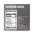 TABASCO® 64 fl. oz. Scorpion Hot Sauce Nutrition.pdf TABASCO® 64 fl. oz. Scorpion Hot Sauce Nutrition.pdf