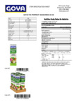 GOYA 30 oz. Total Complete Seasoning Nutrition Information