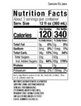 Polar Tom Collins Nutrition