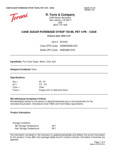 Torani Puremade Cane Sugar Nutrition and Ingredients