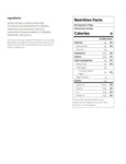 Torani Sugar Free Blue Raspberry Nutrition and Ingredients