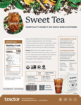 Tractor Sweet Tea Nutrition