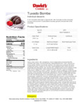 Annie's Tuxedo Bombe Nutrition