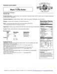Black truffle butter nutrition