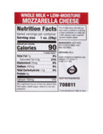 Whole Milk Mozzarella Cheese 6 lb. Solid Block Nutrition.pdf
