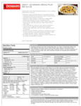 Zatarain's 36.5 oz. Creole Pilaf Nutrition Information
