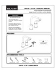 Elkay LKF4121RS & LKF413945RS Kitchen Faucet Installation Instructions