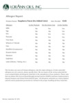 Allergen Statement
