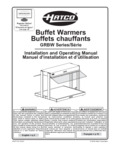 Hatco GRBW Buffet Warmer Manual