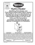 Hatco Hydro-Heater Manual Hatco Hydro-Heater Manual