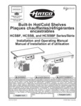 Hatco Built-In Hot/Cold Shelves Manual