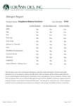 Allergen Statement