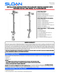 FLUSHOMETER SPECIALTY MANUAL TOP BEDPAN 1.28 GPF instructions FLUSHOMETER SPECIALTY MANUAL TOP BEDPAN 1.28 GPF instructions
