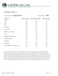 LorAnn Oils Mango Super Strength Flavor Allergen Statement