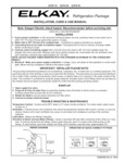 Elkay 1000003083 Refrigeration Installation Manual
