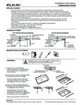Elkay Undermount Sinks Installation Instructions Elkay Undermount Sinks Installation Instructions