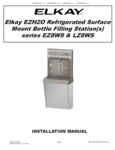 Elkay EZH20 EZ8WS & LZ8WS Installation Instructions