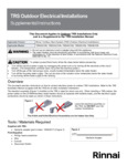 TRS outdoor instructions TRS outdoor instructions