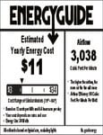 Builder Plus with 3 Lights 52 inch energy guide