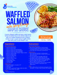 waffled salmpn with spicy orange maple sauce recipe