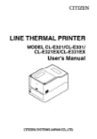 Citizen Thermal Printer Manual