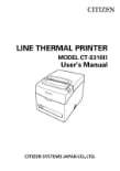 Citizen Line Thermal Printer Manual