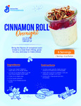 cinnamon roll overnight oats recipe