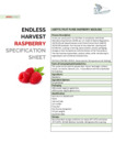 115EHRSPBYDR_Raspberry Spec Sheet.pdf 115EHRSPBYDR_Raspberry Spec Sheet.pdf