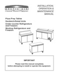 123APP48R Arctic Air Pizza Prep Fridge Table