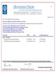 Kosher Certification Letter