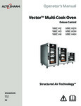 Alto-Shaam Vector Series Operator's Manual