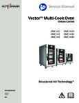 Alto-Shaam Vector Series Service Manual