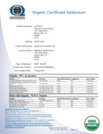 Clif_14534_Mondelez Global Direct Organic Certificate, OSPS Clif_14534_Mondelez Global Direct Organic Certificate, OSPS