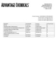 146FOAMSOAP & 999FOAMSOAP- ingredient list